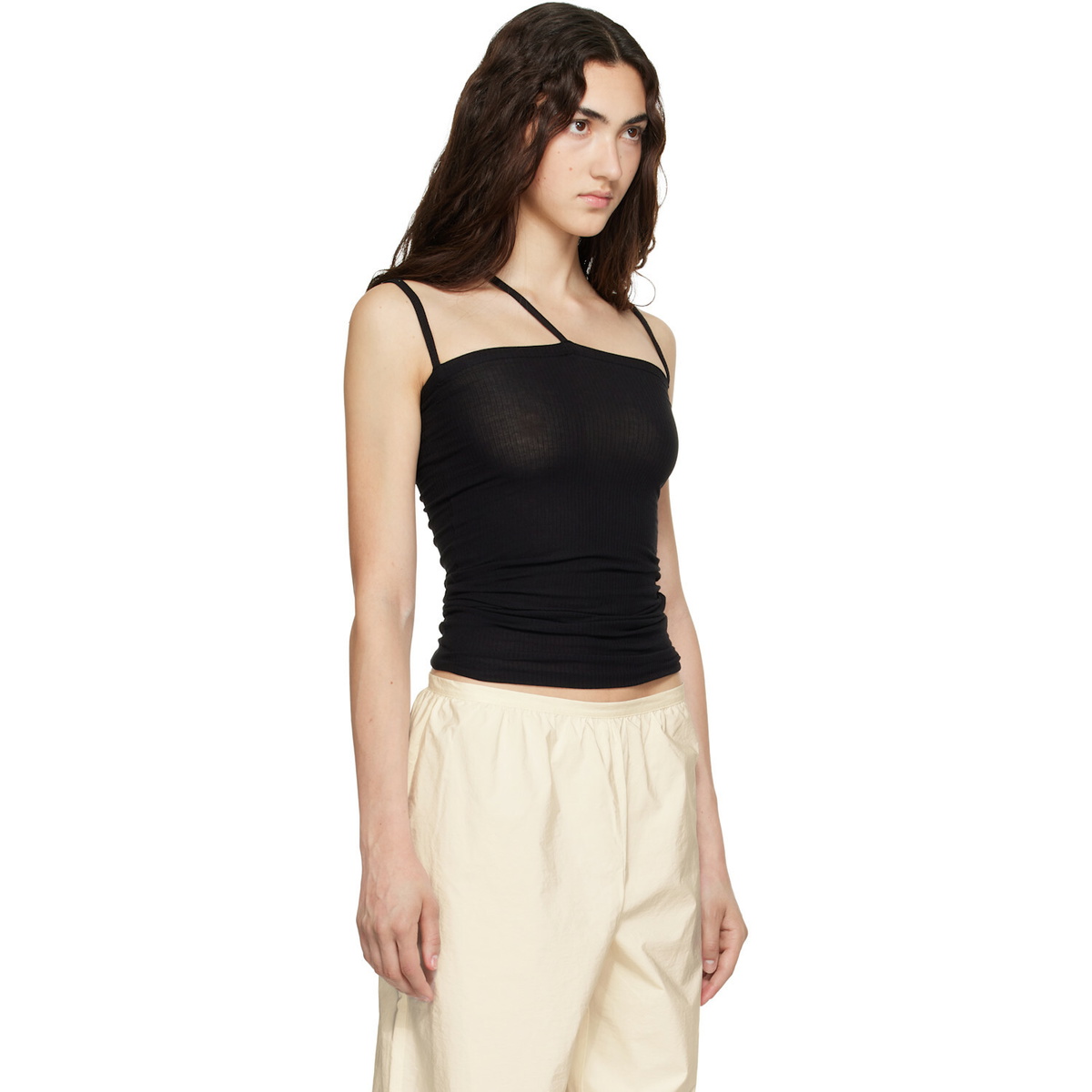 Baserange Black Nida Tank Top
