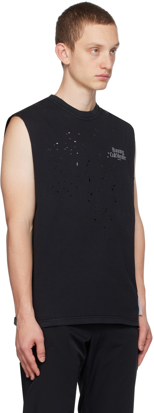 Satisfy Black MothTech Tank Top