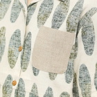 W'menswear Women's Unisex Rec Shirt in Beige/Green