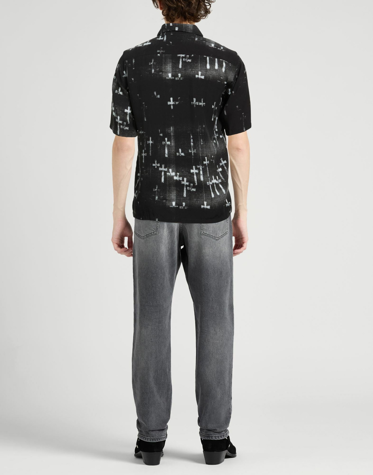 Aries Mens Shirt in Black
