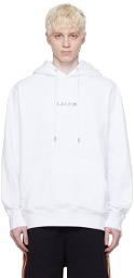 Lanvin White Loose-Fitting Hoodie