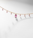 Shay Jewelry 18kt rose gold choker with sapphire and diamonds