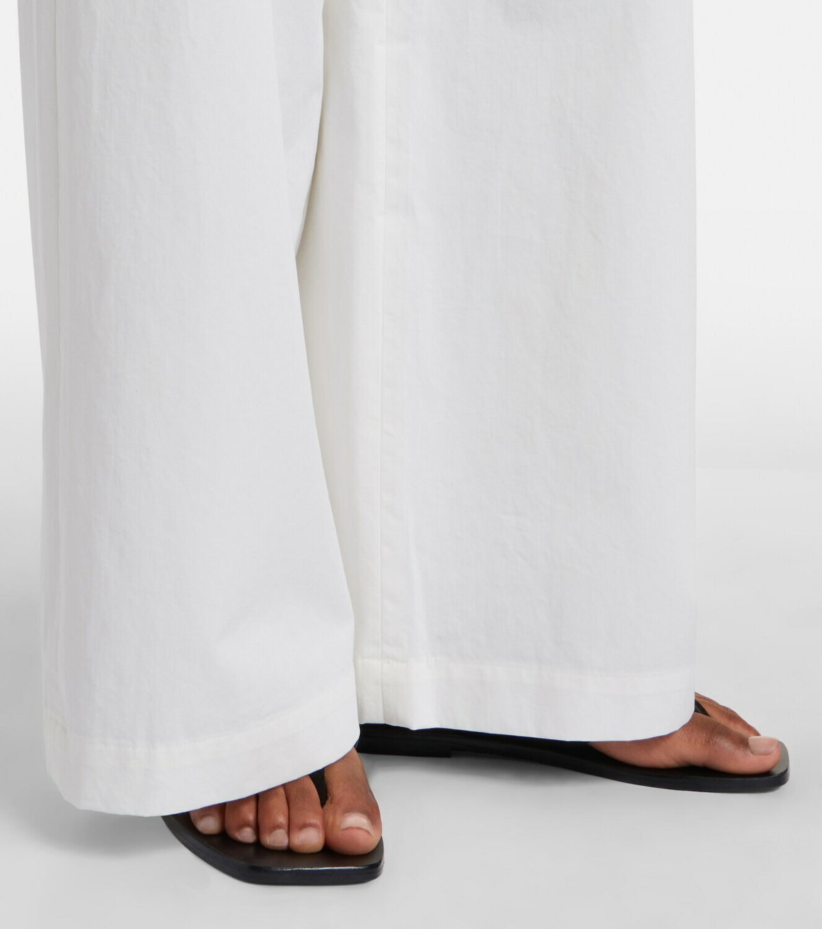 Vince Cotton poplin wide-leg pants