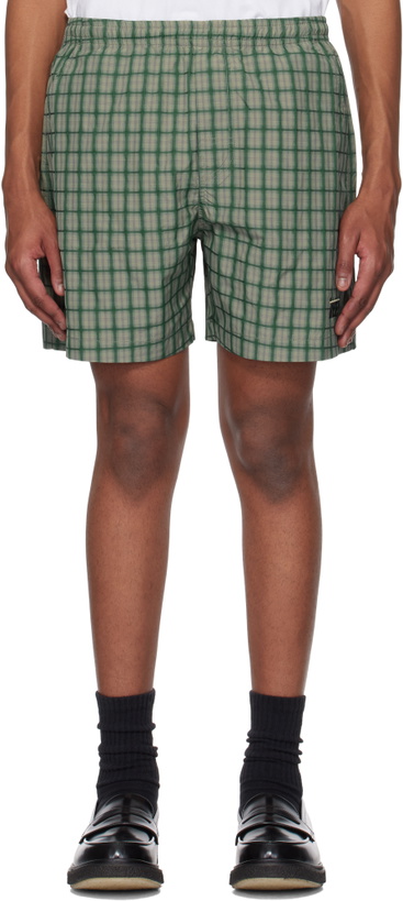 Photo: Kijun Green Check Shorts