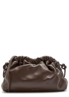 Mansur Gavriel Cloud Mini Leather Clutch - Chocolate - One Size