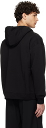 Dime Black Cursive Small Logo Zip Hoodie