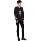 Neil Barrett Black Velvet Skinny Jeans