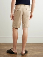 Incotex - Straight-Leg Linen and Cotton-Blend Twill Bermuda Shorts - Neutrals