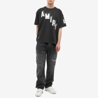 AMIRI Men's Flocked Hockey Skater T-Shirt in Black