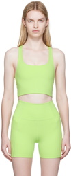 Girlfriend Collective Green Paloma Sport Bra