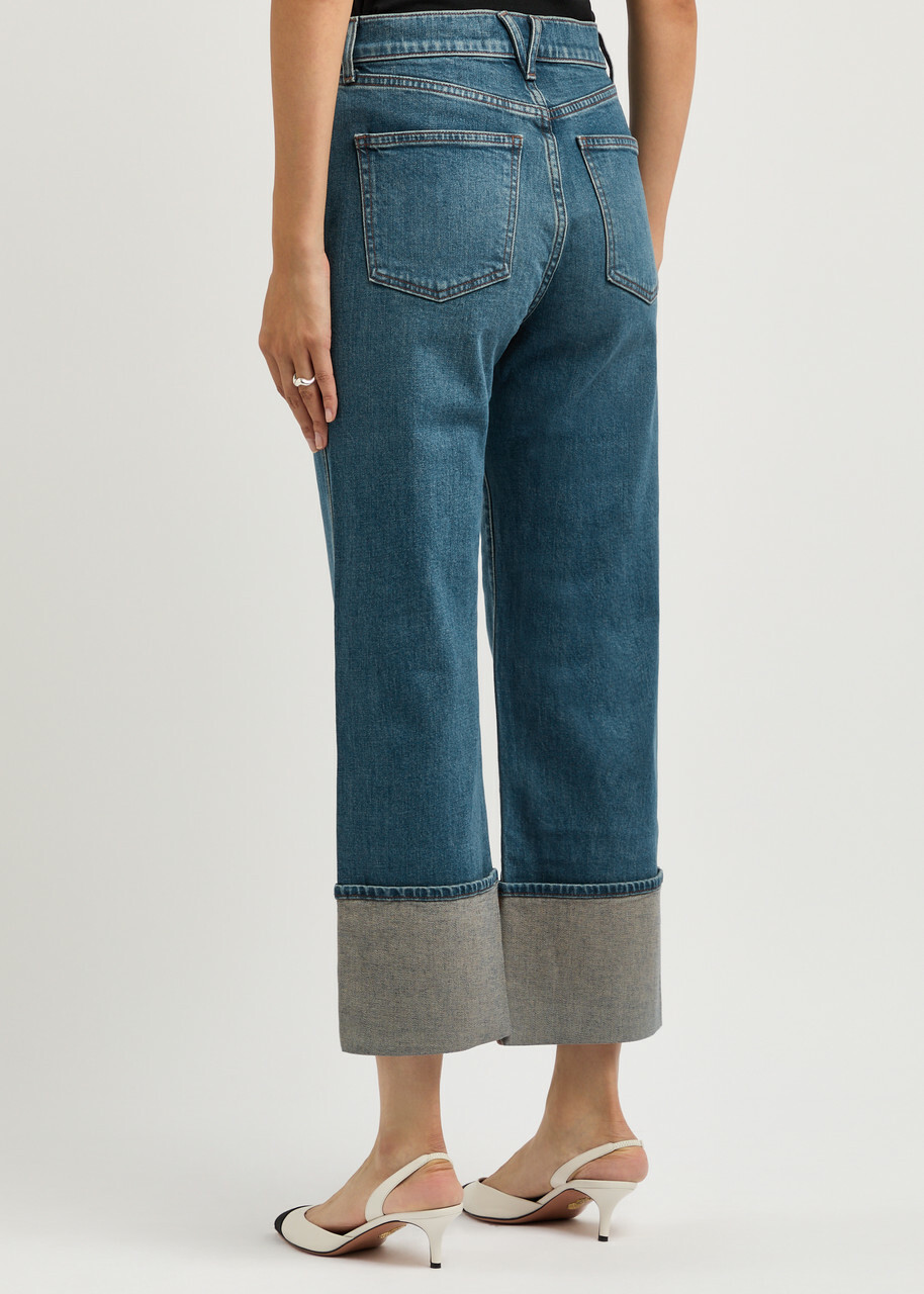 Veronica Beard Dylan Straight-leg Jeans Blue