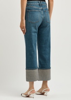 Veronica Beard Dylan Straight-leg Jeans Blue