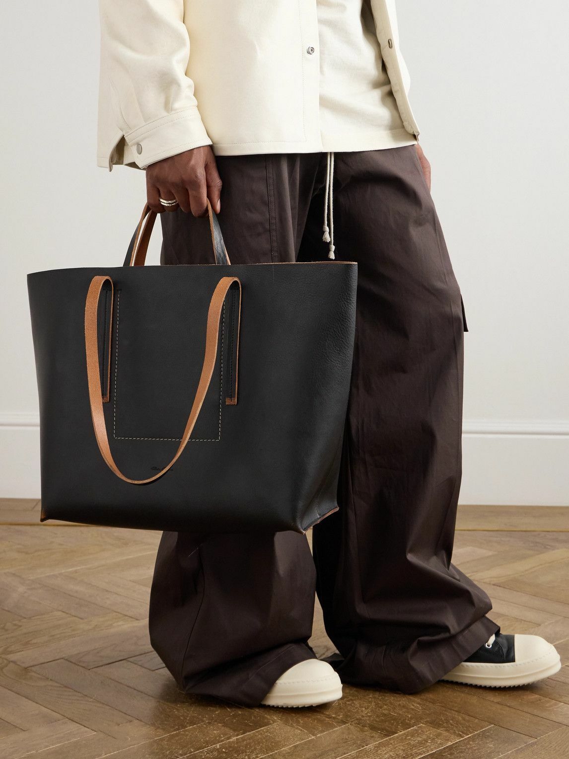Rick Owens - Leather Tote Bag Rick Owens