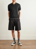 James Perse - Cashmere Polo Shirt - Black