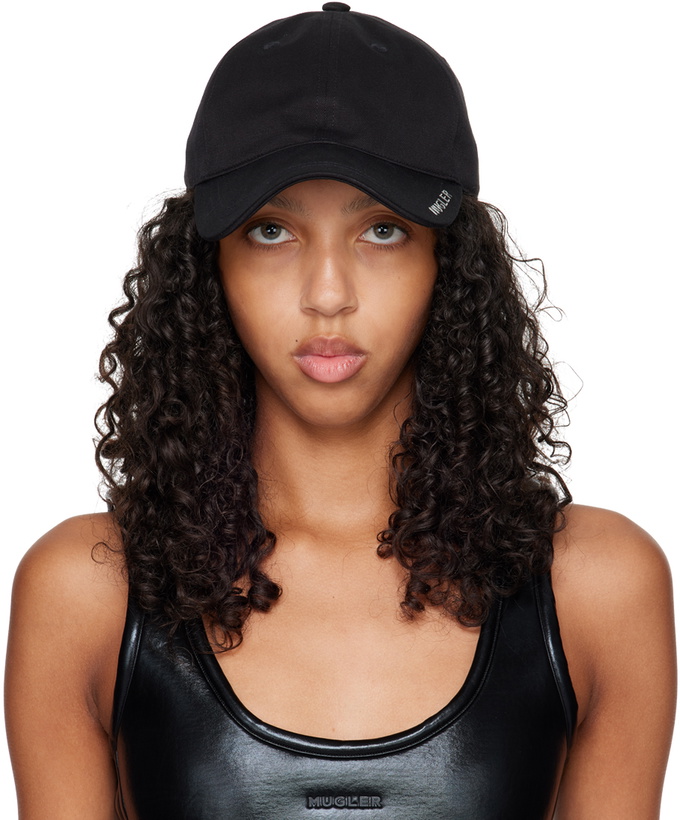 Photo: Mugler Black 'Mugler' Cap