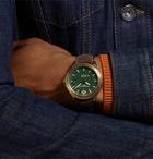 Baume & Mercier - Clifton Club Automatic 42mm Bronze and Suede Watch, Ref. No. M0A10503 - Green