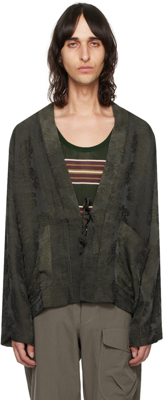Photo: UMA WANG Green Jester Jacket