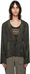 UMA WANG Green Jester Jacket