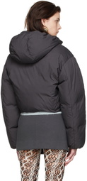 Acne Studios Grey Polyester Down Coat