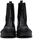 Jil Sander Black Chunky Zip Boots