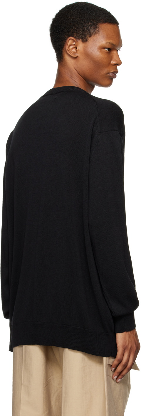 Cordera Black Fretwork Sweater