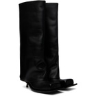 FIDAN NOVRUZOVA Black Iman Kitten Heel Tall Boots