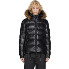 Moncler Black Down Marque Jacket