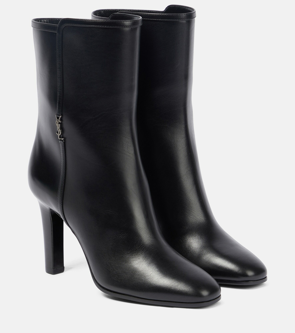 SAINT LAURENT ブーツ Saint Laurent - Jane 90 leather ankle boots Saint Laurent