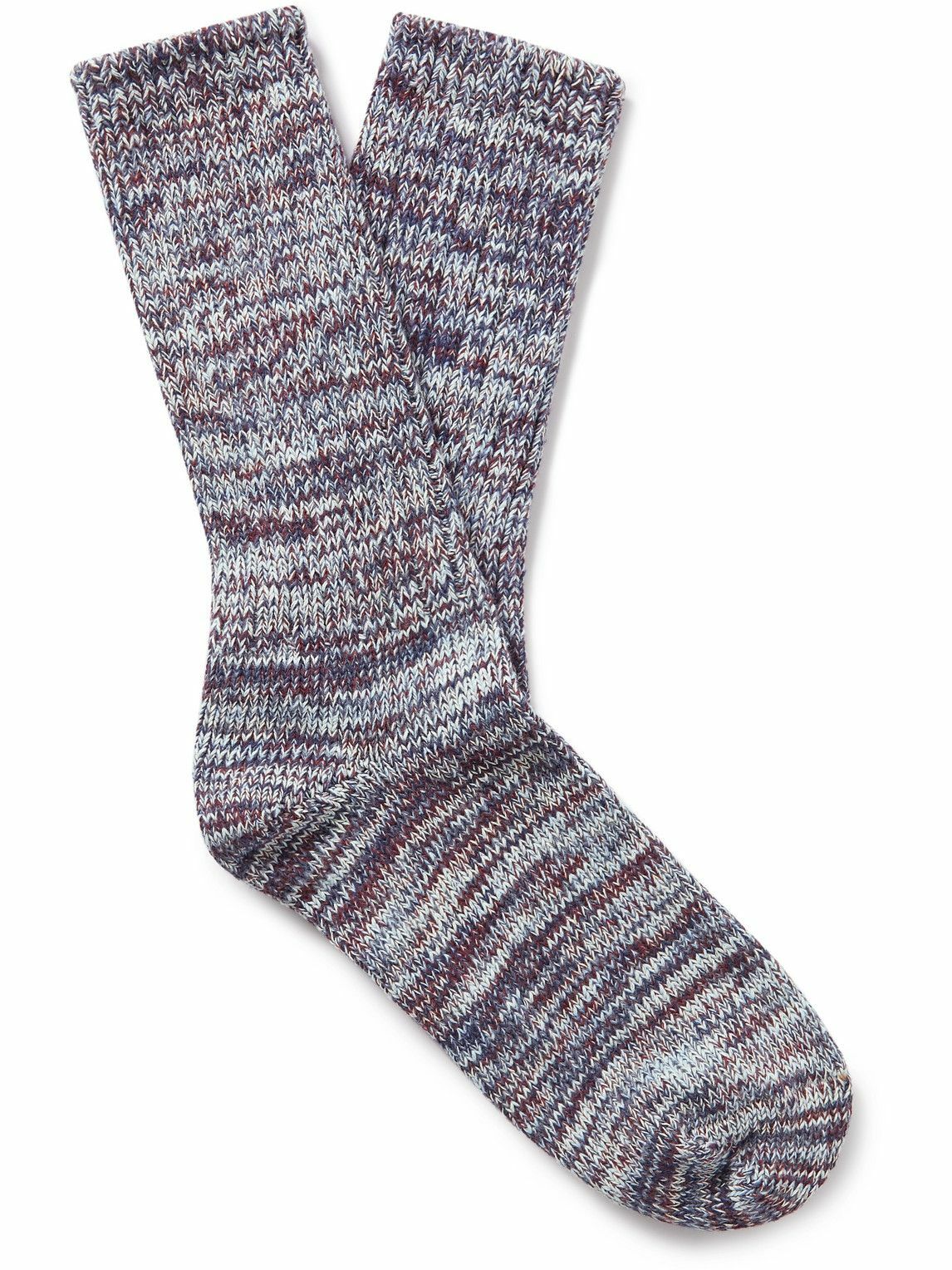 Thunders Love - Ribbed Recycled Cotton-Blend Socks