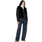MACKAGE Black Gwendal Reversible Faux-Fur Hoodie