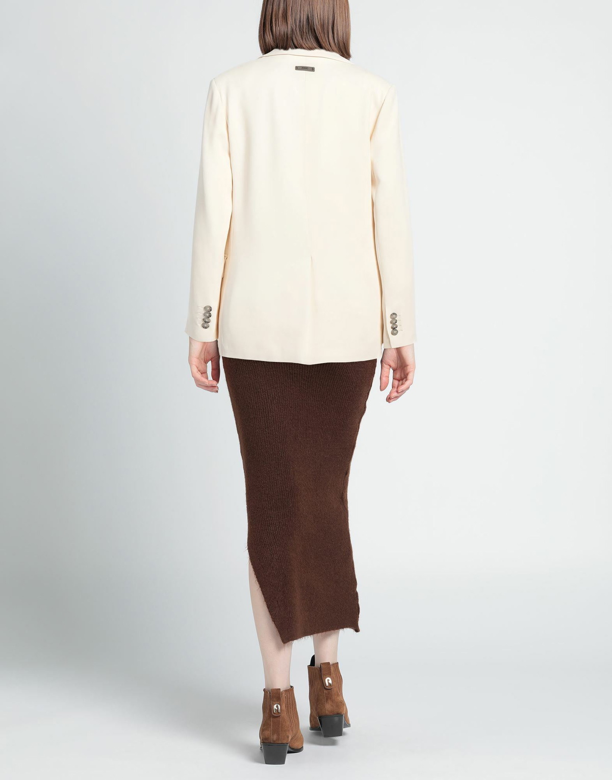 Peserico Womens Blazer Ivory