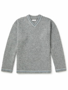 ERL - Washed Wool-Blend Sweater - Gray