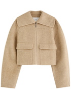 Clea Alto Wool-blend Jacket Beige
