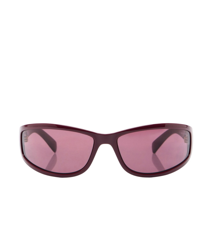 Photo: Miu Miu Signature rectangular sunglasses