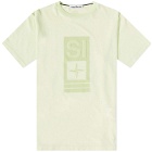 Stone Island Men's Abbreviation One Graphic T-Shirt in Light Green