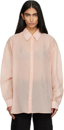 LEMAIRE Pink Drape Shirt