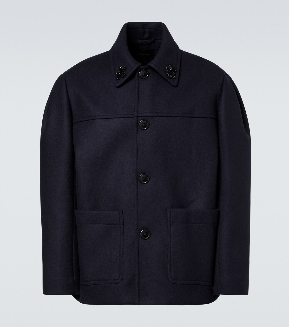 Simone Rocha Embellished wool-blend jacket