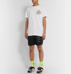 Off-White - Printed Mesh Shorts - Black