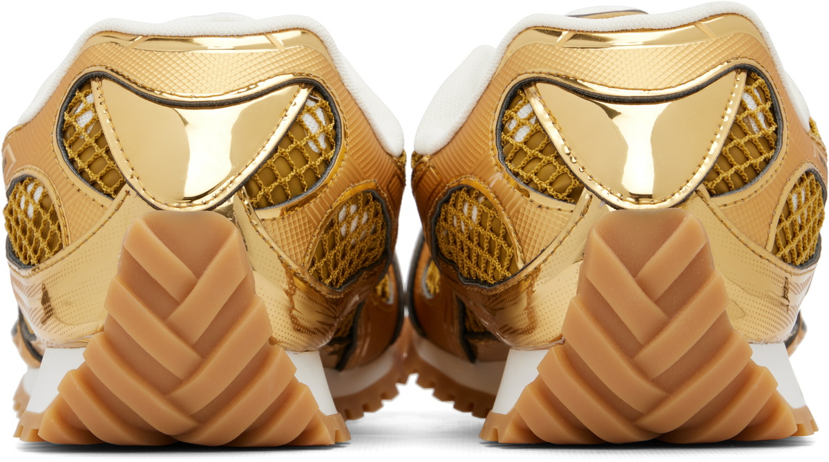 Bottega Veneta Gold Orbit Sneakers