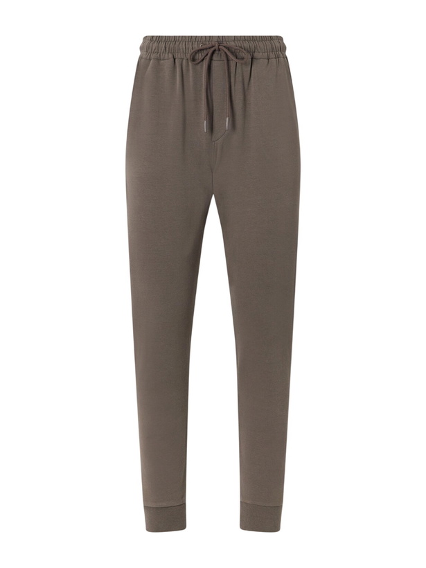 Photo: Zimmerli - Stretch Modal and Cotton-Blend Jersey Pyjama Trousers - Brown