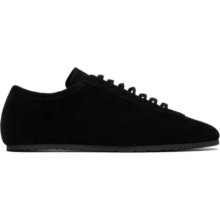 Photo: Dries Van Noten Black Suede Sneakers