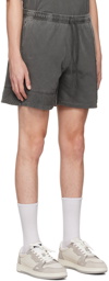 John Elliott Gray Reconstructed Shorts