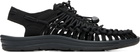 KEEN Black UNEEK Sandals
