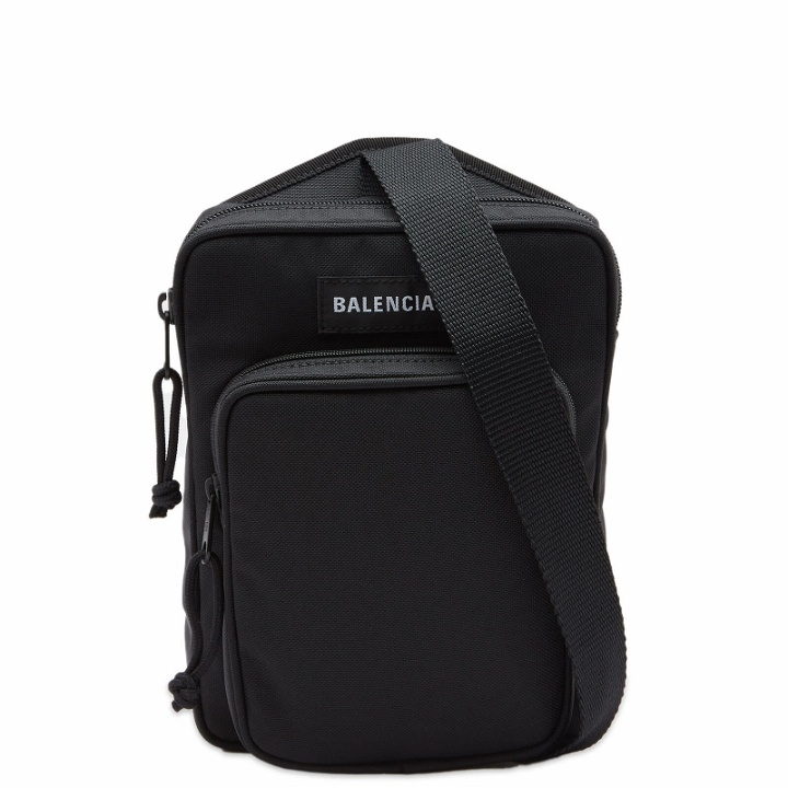 Photo: Balenciaga Men's Explorer Cross Body Messenger Bag in Black