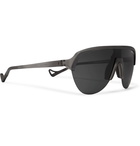 DISTRICT VISION - Nagata Speed Blade Acetate Sunglasses - Gray