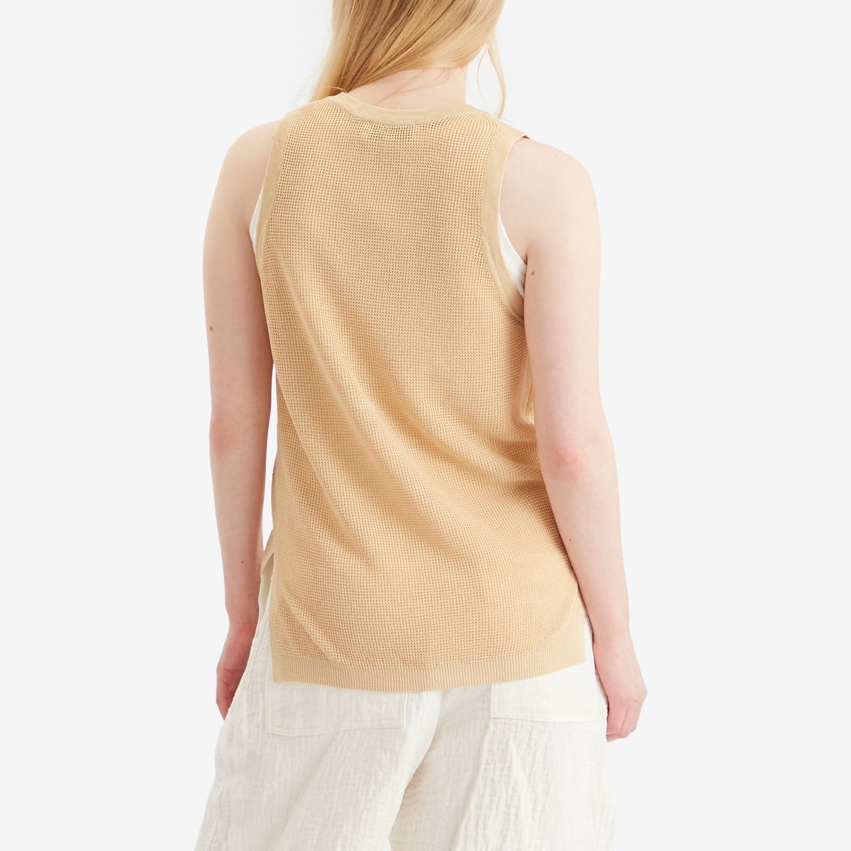 Studio Nicholson Women's Low Armhole Vest in Raffia
