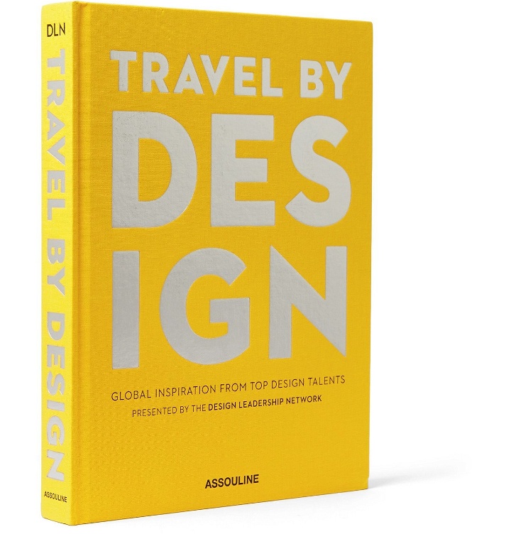 Photo: Assouline - Travel by Design Hardcover Book - Yellow
