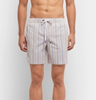 Onia - Charles Long-Length Striped Seersucker Swim Shorts - Multi