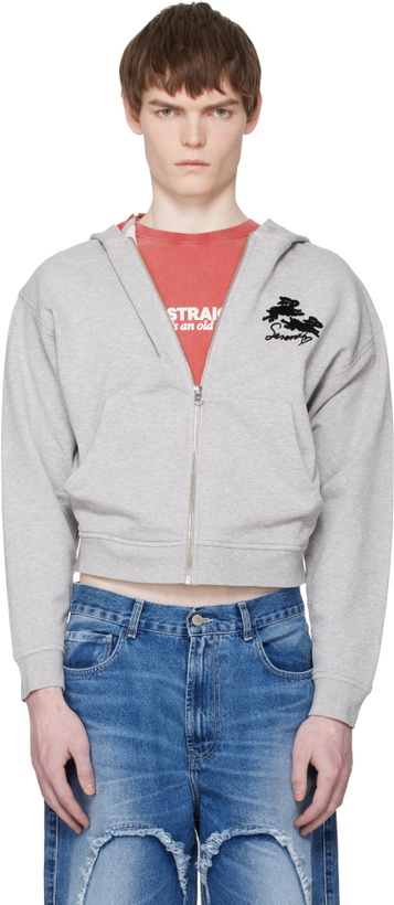 Photo: Carne Bollente Gray Serena 'Stars and Studs' Hoodie