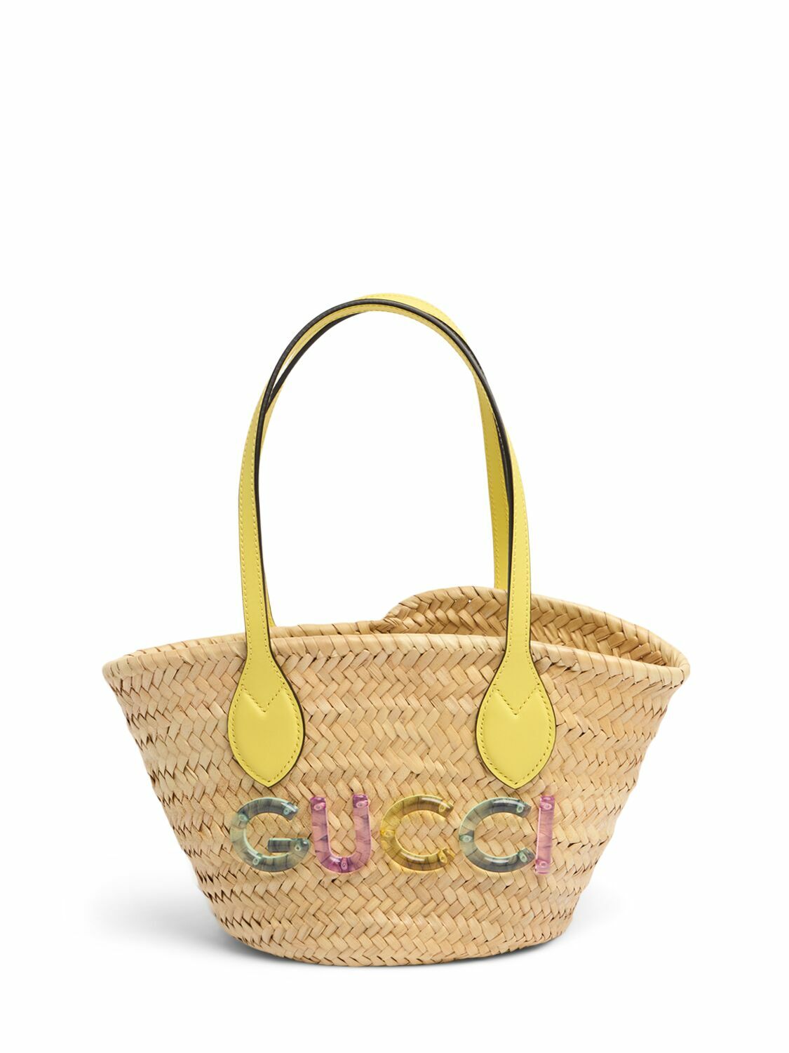 GUCCI Summer Raffia Tote Bag